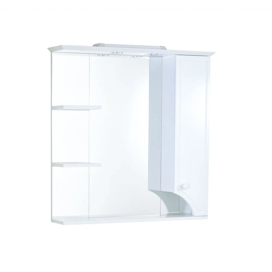 Elegant Retro Style Mirror Cabinet Aquaton Elen 85 White 1A218802EN0101