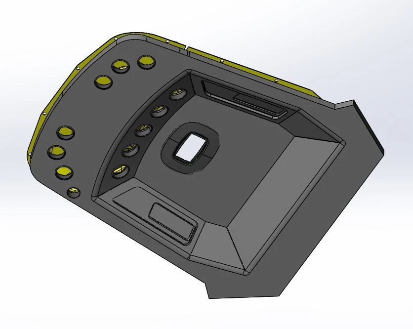 Side Console Cladding for Tractor Cabin PD 2001.67.03.010-01