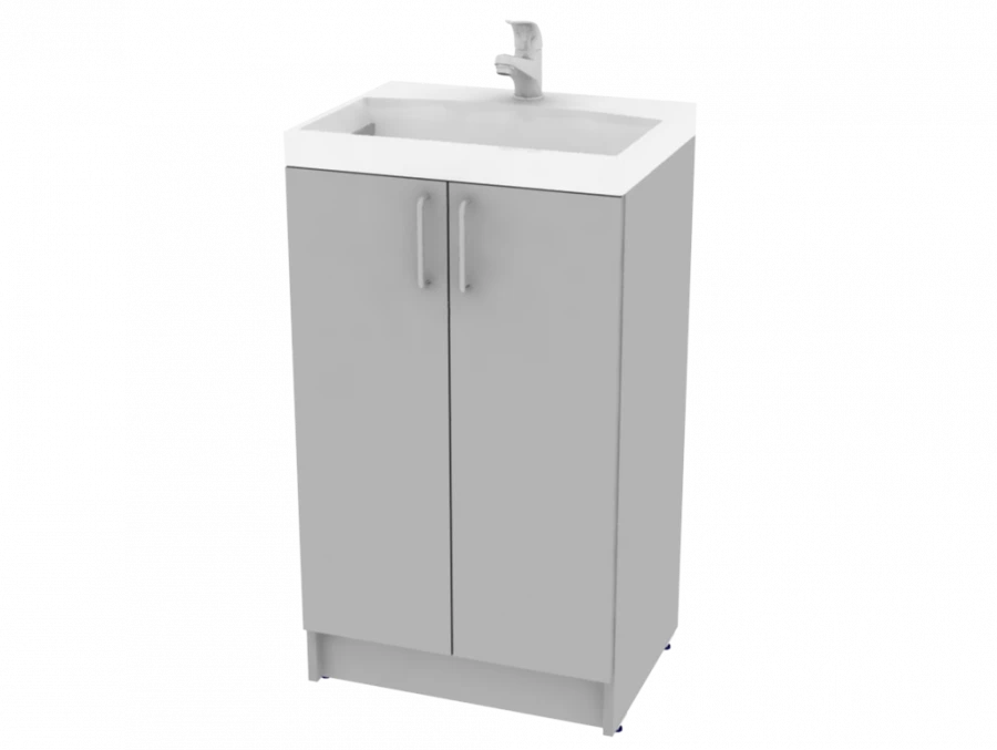 Water-Resistant Sink Cabinet 510x400x912mm with Mixer