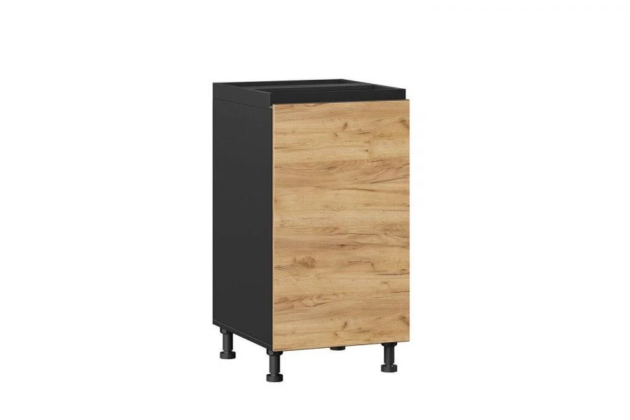 Kitchen Cabinet Front Panel 450mm (Golden Oak/Black) - Sherwood LD.281620.000