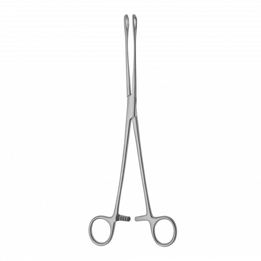 TSH-04-173-26 Straight Egg Removal Forceps with Ratchet, 260 mm