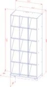 Newspaper and Magazine Cabinet TDI School Furniture