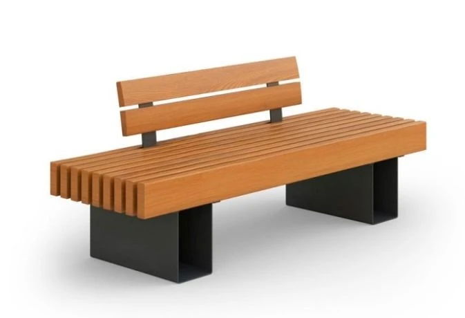 London Bench with Backrest, No Armrests A1017