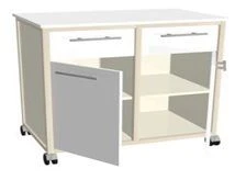 Mobile Cabinet KSTTm 0-03ABS with Aluminum Frame
