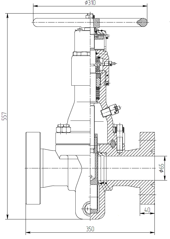KSA18 Slide Valve for Oil Pipeline Systems