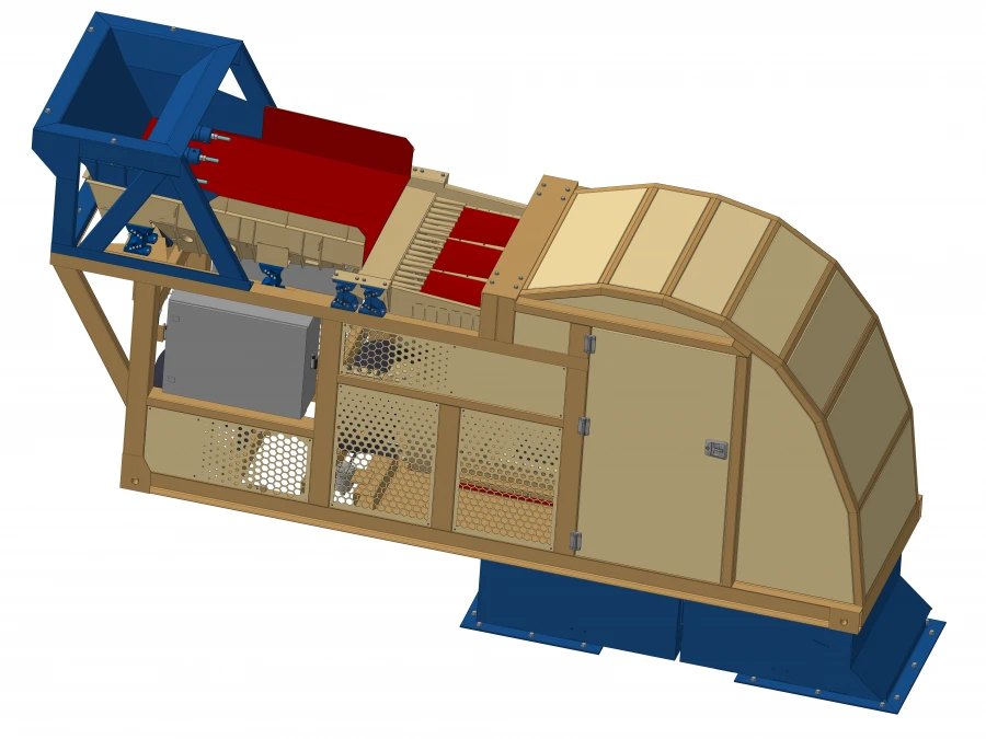 Energy-Dispersive Fluorescent Separator SEF 3.254 for Ore
