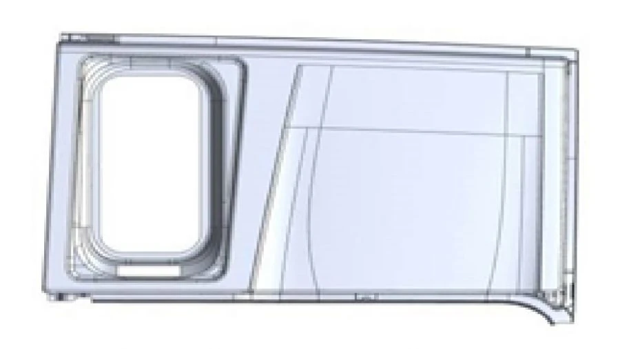 Right Rear Side Panel for Vehicles A9606375109