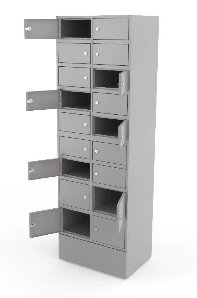 Subscription Storage Cabinet with 18 Compartments