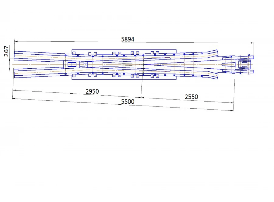 R65 Type Crosshead for Switch Assembly 1/11 Project SP408
