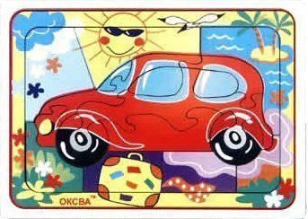 Development Puzzle "Car" for Learning and Fun