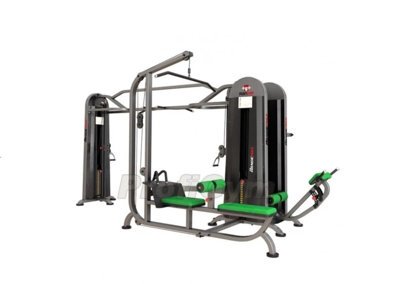 Four-Position Hyperextension Station for Effective Muscle Training