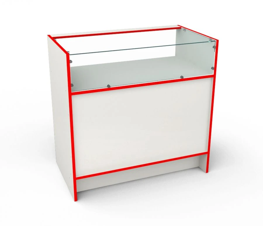 Glass/Particle Board Retail Counter