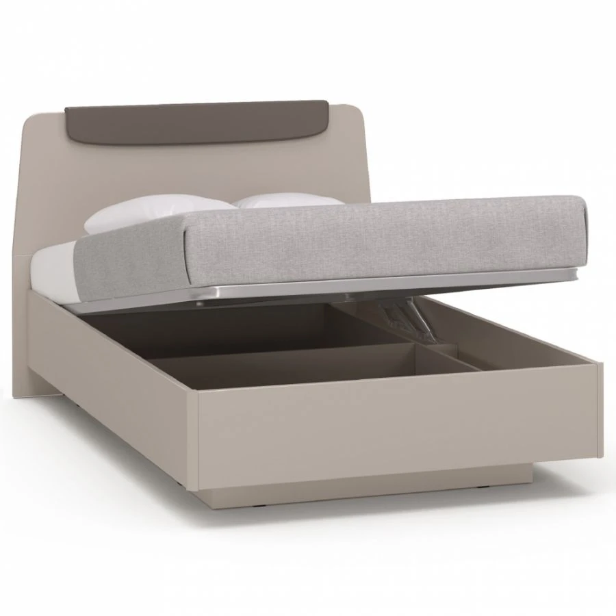 SOHO 1.5-Sized Bed with Base - Model AR8-01.DS