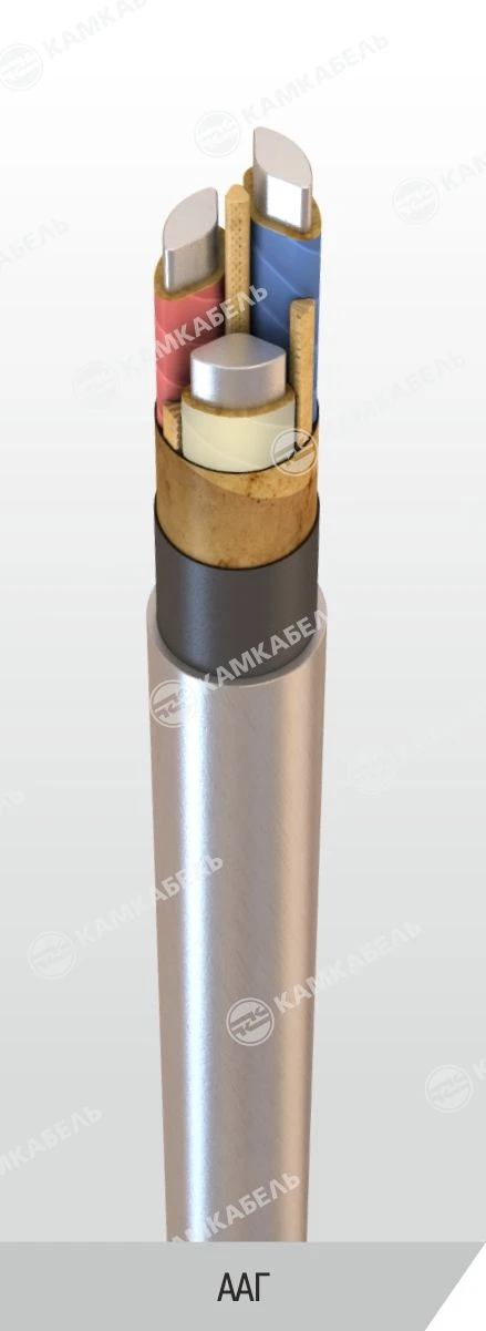 Aluminum Conductor Power Cable with Paper Insulation 6/10 kV AAG