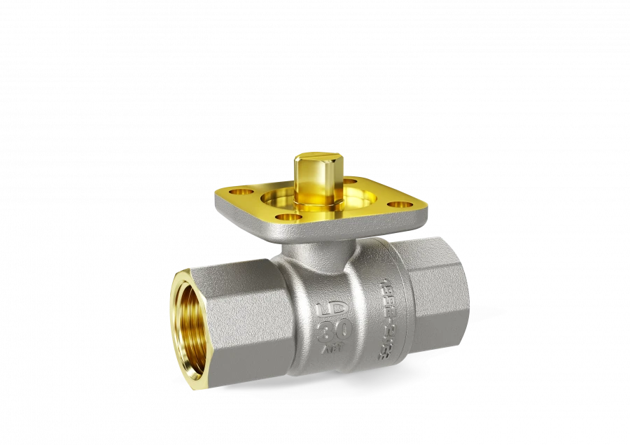 LD Pride Brass Ball Valve 49.20.V-V.P F03 for Liquid and Gas Control