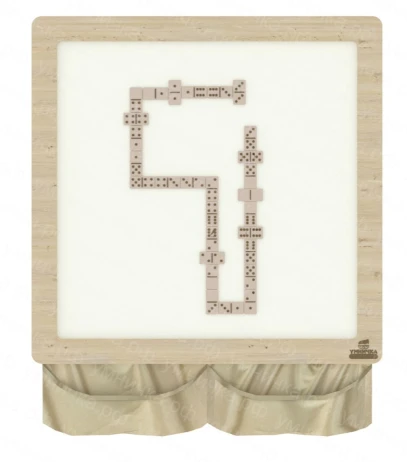 Magnetic Classic Domino Wall Game Set NI-10