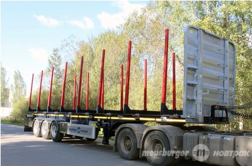 Tri-Axle Timber Transport Semi-Trailer MSH-345