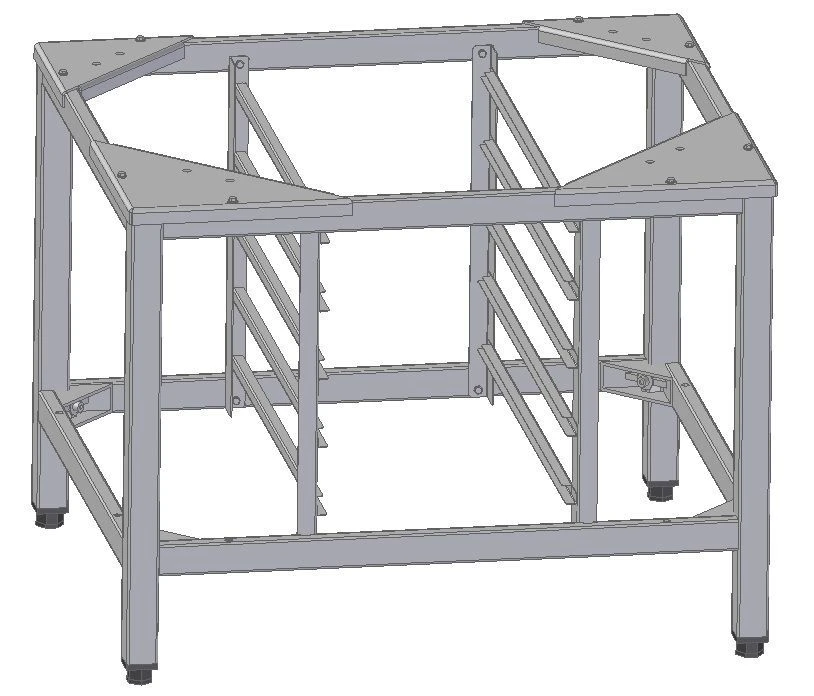 Steamer-Convection Equipment Stand PC-10M-EC