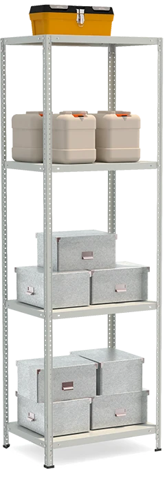 Heavy-Duty Metal Shelving Rack STF Model 754-2.2