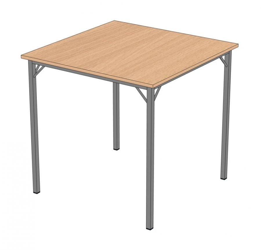 4-Seater Dining Table 800x800x760 mm SO 80