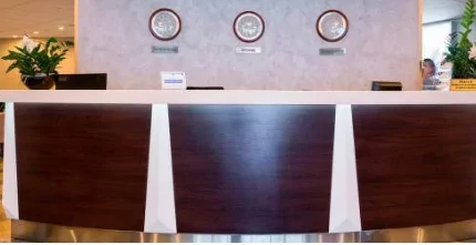 Reception Desk Veneered MDF