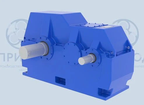 Two-Stage Horizontal Cylindrical Gear Reducer Model C2-630