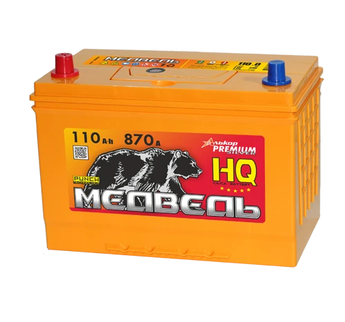 Lead Acid Starter Battery for Internal Combustion Engines 12V 110Ah Medved