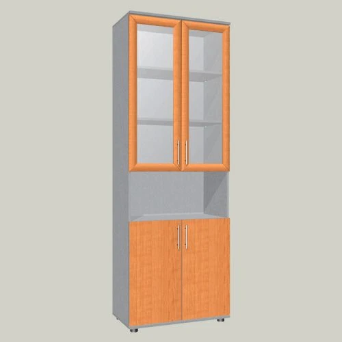 Document Cabinet with Two Glass Doors, Model SHR-2