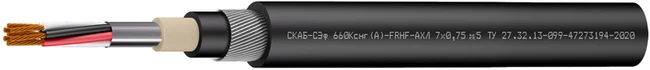 Extreme Condition Operating Cable SKAB-SEф 660Kснг(А)-FRHF-AХЛ