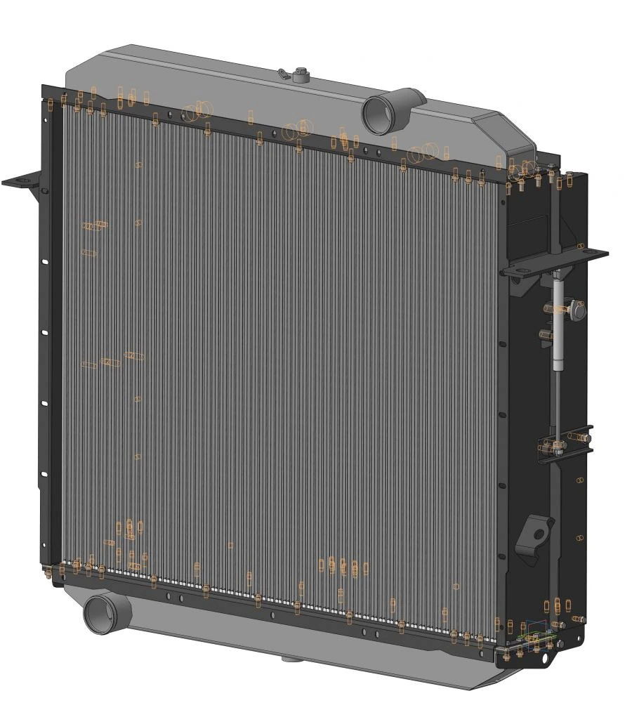 Engine Cooling Radiator Block 744P3B-1301.0000-2