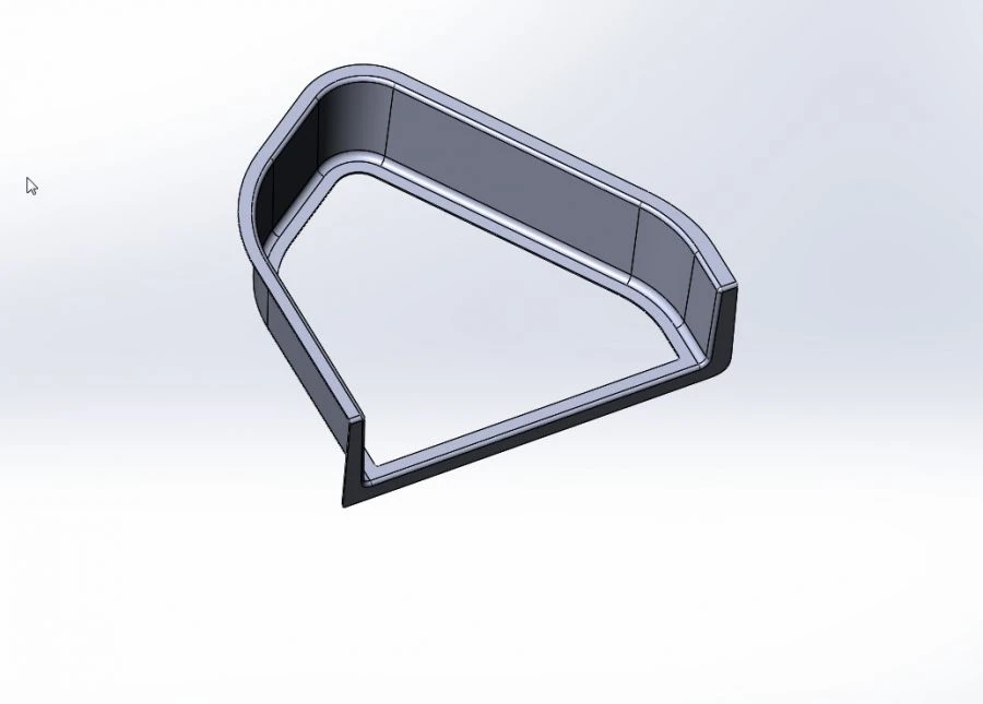 Polyester Fiberglass Step Cladding for Vehicles 5299-401-5102012