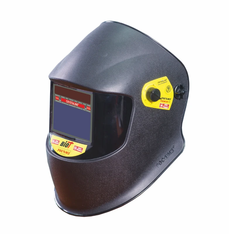 Protective Face Shield for Welding with Helmet Mount KN CRYSTALINE® STANDART BIOT® 07585