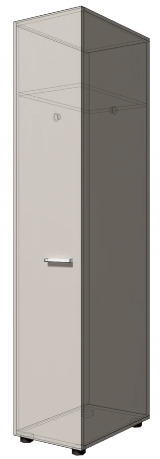 Magna Clothing Cabinet, Art. MS 04