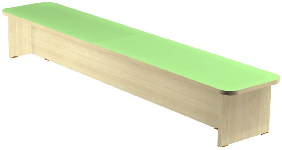 Wooden Children's Bench for Wardrobe with Niche