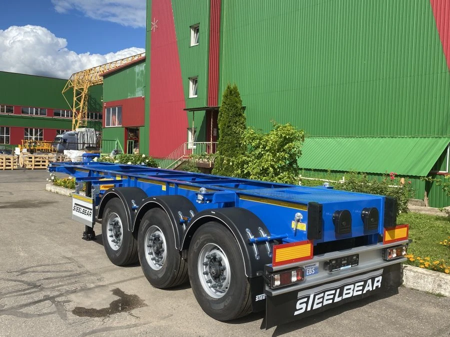 Container Transport Semi-Trailer PL-24N with BPW Axle