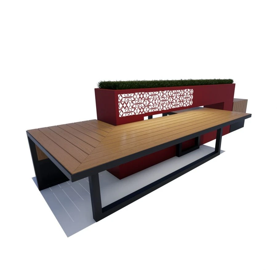 Parklet Bench "Concept" Model 26702