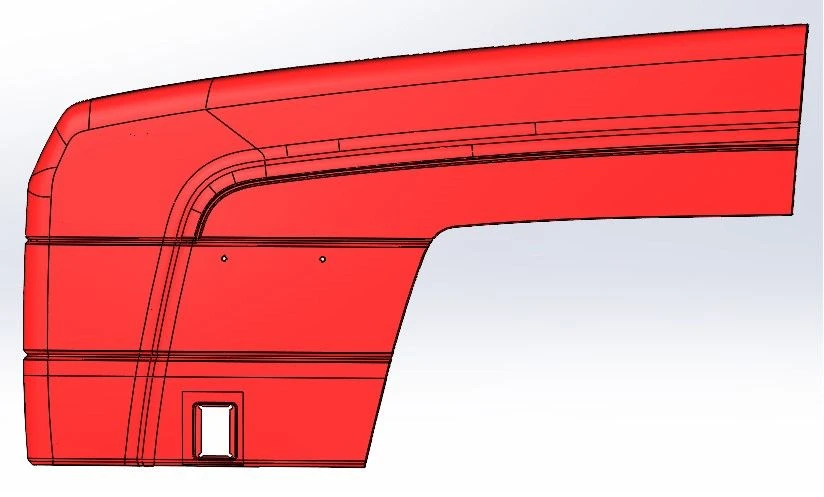 Left Hood PS 529.01.00.00.000 for Tractor Protection