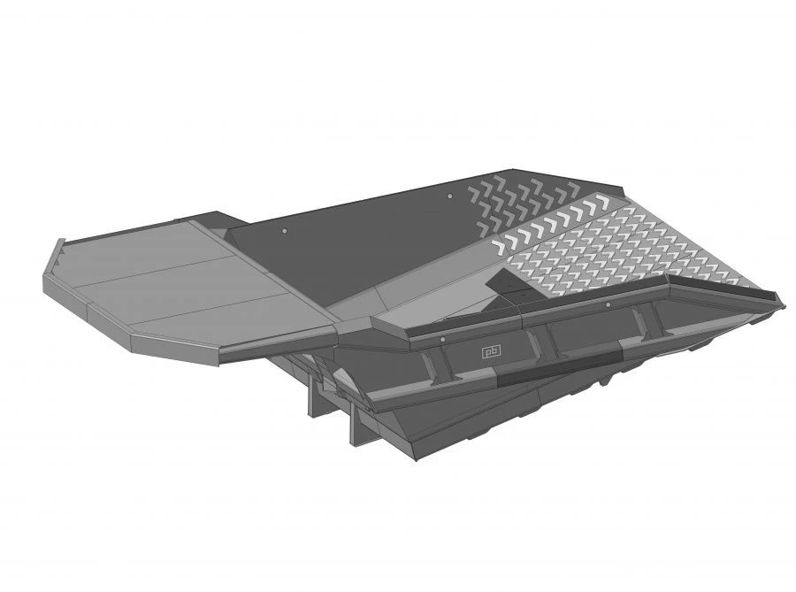 Dump Body for KZV-230T-160-FT - 230t Capacity