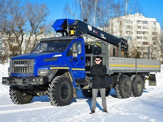 Multi-functional Truck with Hydraulic Loading Crane Ural 4320 MKMA U0K06N-4Z152