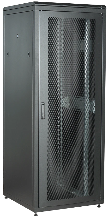 LINEA N 33U Floor Cabinet 800x800mm Perforated Back Metal