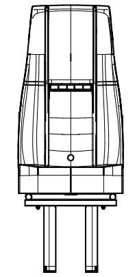 Single Seat A67R42.6830010 for Technical Equipment
