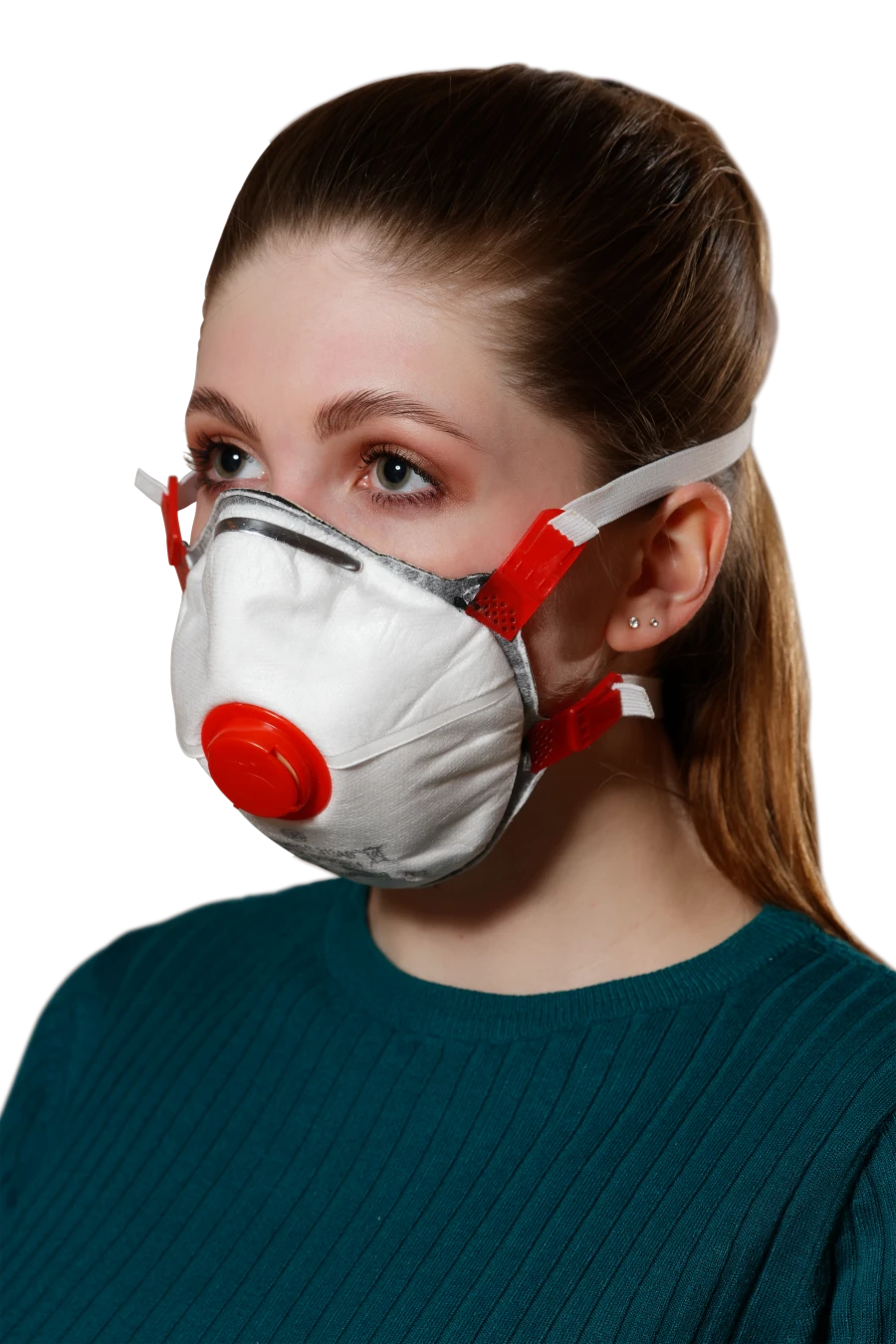 Filtering Half-Mask Respirator for Aerosol Protection with Additional Gas and Vapor Defense "SPIR-313AE" FFP3 R D