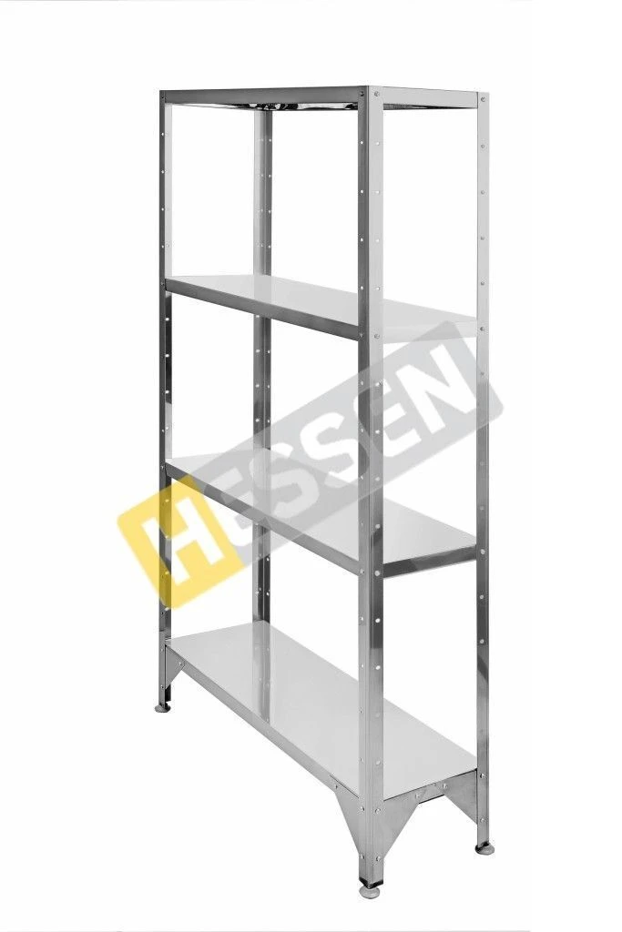 Stainless Steel Rack with Solid Shelves C-1.6*10*4/4