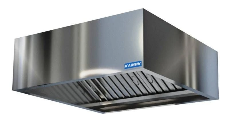 Wall-Mounted Exhaust Hood for Commercial Kitchens