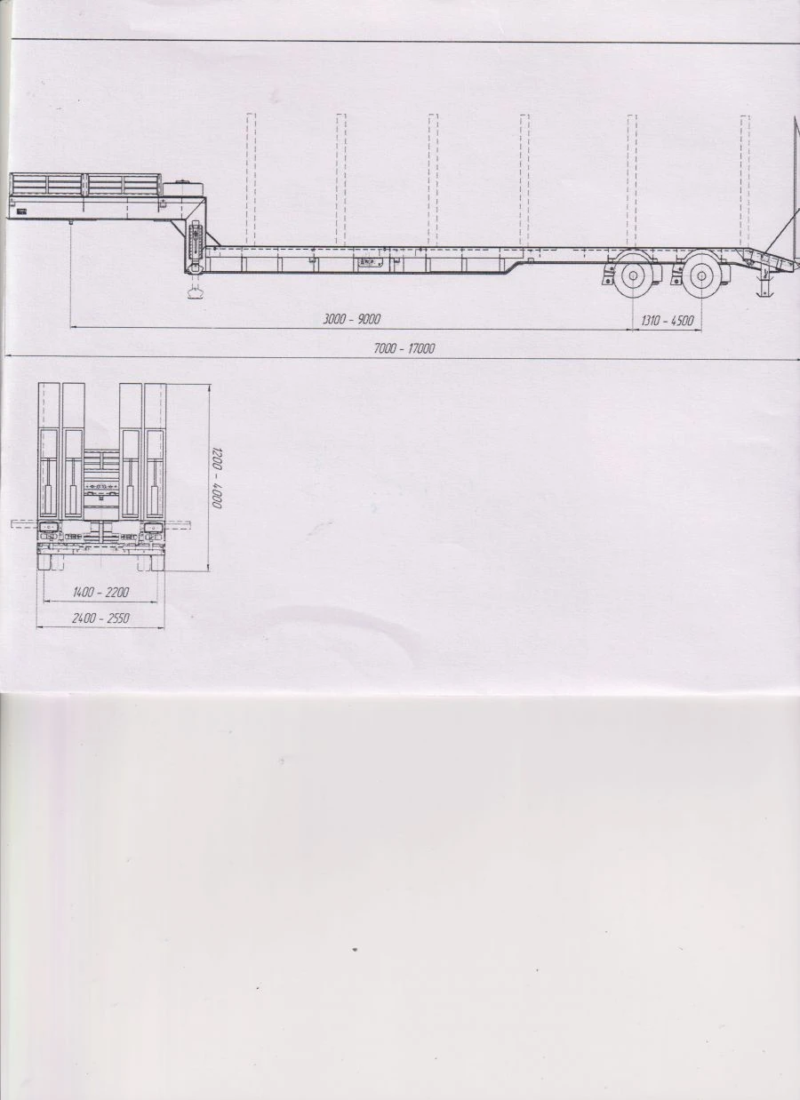 Lowbed Trailer TR-2 Type P-2 Modification 92299-0000010