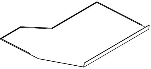Glass-Fiber Transition Panel for Tram Exterior/Interior 71-412.10.21.340