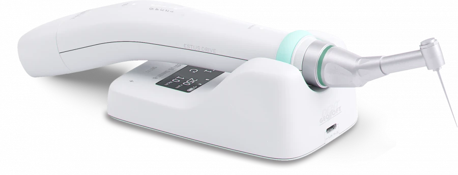 Endodontic System for Root Canal Preparation and Cleaning "Estus Drive" (GE29-DRAS-R, GE29-DRAS)