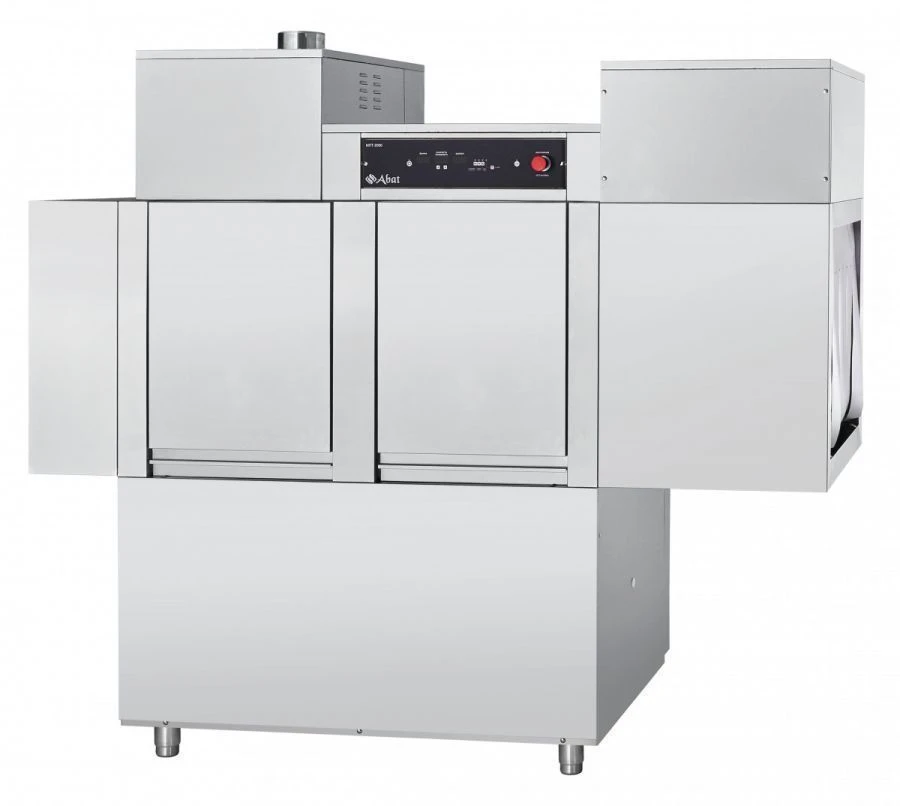 Tunnel Electric Dishwasher MPT-2000 for 2000 Plates per Hour