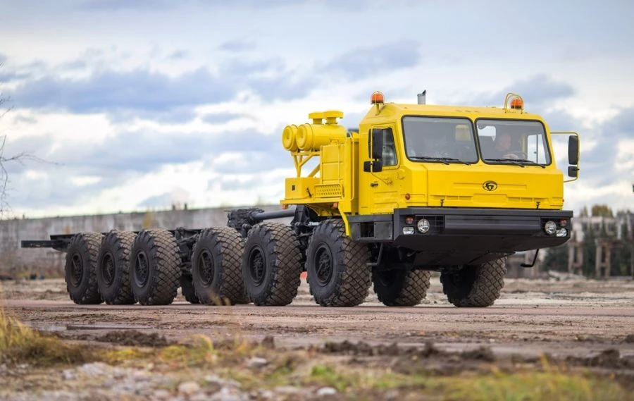 Off-Road Tractor BAZ-69099 for Mounting Attachments