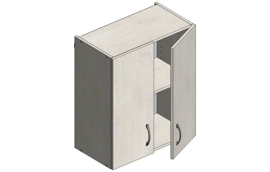 Upper Kitchen Cabinet with Adjustable Shelves